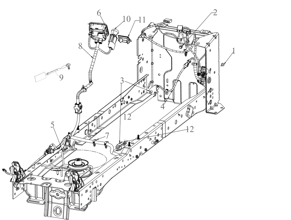 Electrical Diagram and Parts List for XT2-SLX50KH (13AQA2CQ010)(2018) Cub Cadet Lawn Tractor